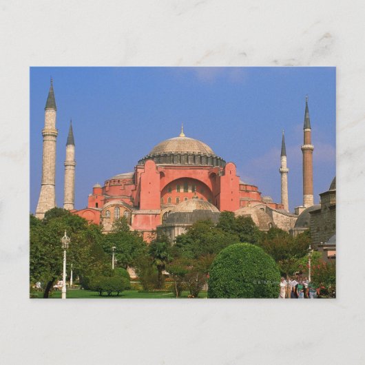 Tuin voor een museum, Aya Sofya Briefkaart (Voorkant)