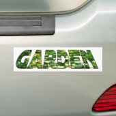 Tuin voor het leven bumpersticker (Op auto)