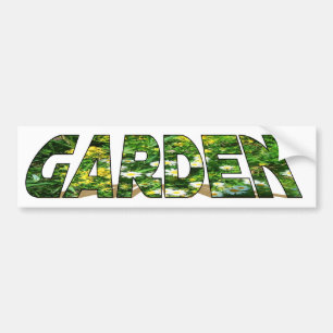 Tuin voor het leven bumpersticker