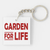 Tuin voor het Leven - Plant Lover Sleutelhanger (Achterkant)