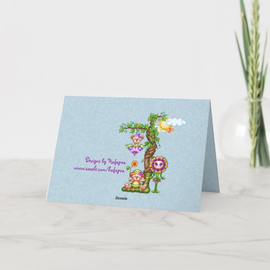 Tuin Vrienden Pixel Art Kaart (Achterkant)