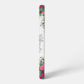 Tuin Water Fontein Roze Bloemen Mandala Design Samsung Galaxy Hoesje (Linkerkant)