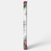 Tuin Water Fontein Roze Bloemen Mandala Design Samsung Galaxy Hoesje (Linkerkant)