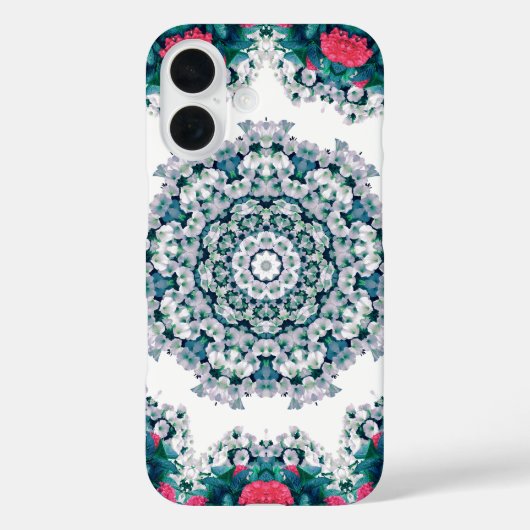 Tuin Waterfontein Rode bloemen Mandala Design Case-Mate iPhone Case (Achterkant)