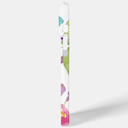 Tuin Waterverf Floral Case-Mate iPhone Case (Achterkant / Links)