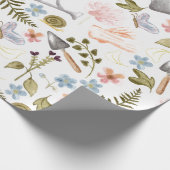  tuin | Waterverf | Katoen Cadeaupapier (Hoek)