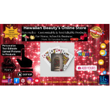 Tuin Whimsy Bloemen Vogelkooi Speelkaarten