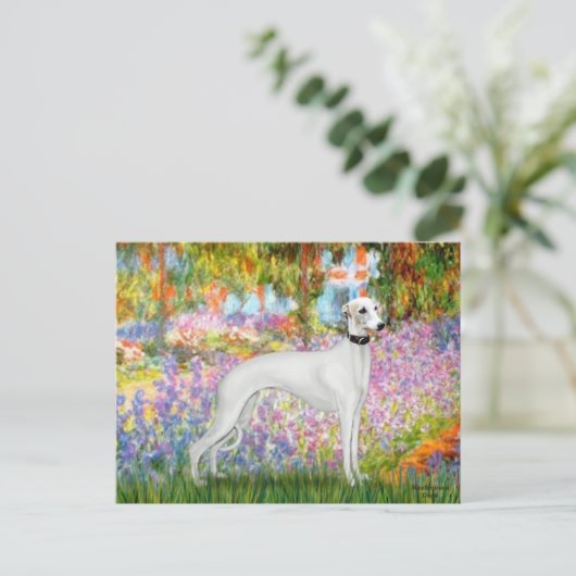 Tuin - Whippet 11b Briefkaart (Staand voorkant)