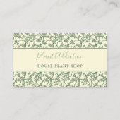 Tuin wijnstokken delicate patroon visitekaartje (Voorkant)
