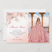 tuin Wildbloemen Sweet 16 bedankje Kaart (Voorkant)