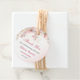  tuin Wildbloemen Sweet 16 Bedankjes Labels