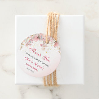  tuin Wildbloemen Sweet 16 Bedankjes Labels
