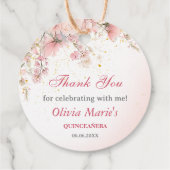  tuin Wildbloemen Sweet 16 Bedankjes Labels (Achterkant)