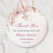  tuin Wildbloemen Sweet 16 Bedankjes Labels (Voorkant)