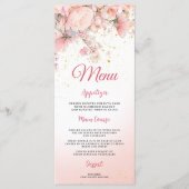  tuin Wildbloemen Sweet 16 Menu (Voorkant)