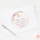  tuin Wildbloemen Sweet 16 Ronde Sticker (Envelop)