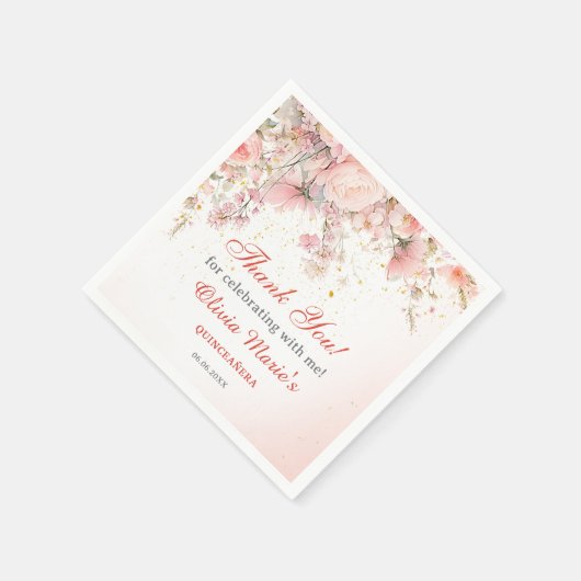  tuin Wildbloemen Sweet 16 Servet (Hoek)