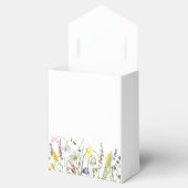 Tuin Wildbloemen Waterverf Favor Box Bedankdoosjes (Geopend)