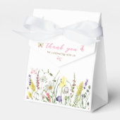 Tuin Wildbloemen Waterverf Favor Box Bedankdoosjes (Voorkant Zijde)