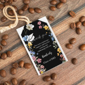 Tuin Wilde bloem bedankt Afstudeerfeest Cadeau Cadeaulabel