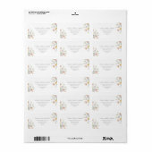Tuin Wilde Bloem Retouradres Label (Full Sheet)