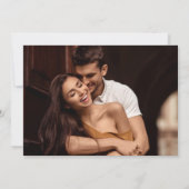 Tuin Wildflower Foto Bruiloft Save The Date (Achterkant)