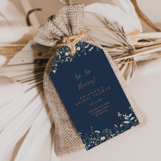 Tuin Wildflower Sip Hooray Vrijgezellenfeest Cadeaulabel