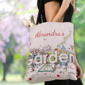 Tuin Wildlife Bloemen Woord Kunst Gepersonaliseerd Tote Bag