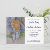 TUIN ZOMERPARTY UITNODIGING (Staand voorkant)