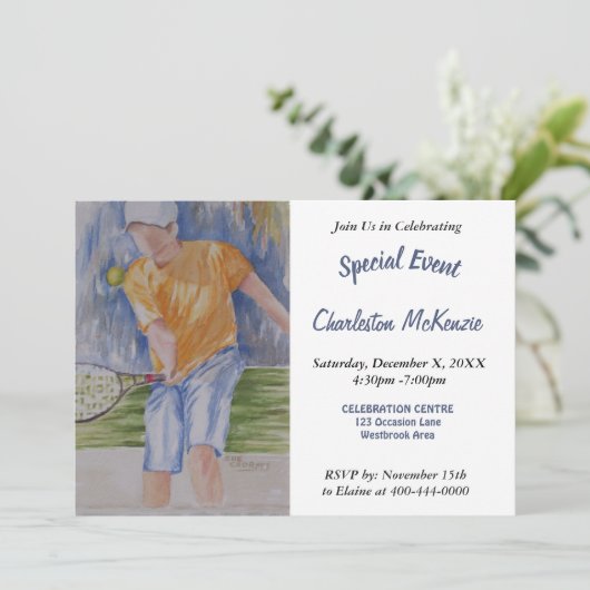 TUIN ZOMERPARTY UITNODIGING (Staand voorkant)