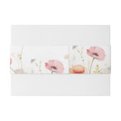 Tuin Zonnebloem Bruiloft Uitnodiging Belly Band Uitnodigingen Wikkel (Achterkant Voorbeeld)