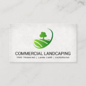 tuinarchitect | Boom in veld Visitekaartje (Voorkant)