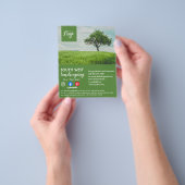 tuinarchitect boomchirurg arborist flyer (Hand)