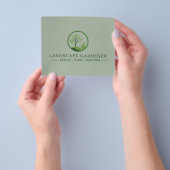 Tuinarchitect Flyer | Professionele Tuinieren (Hand)
