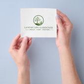 Tuinarchitect Flyer | Professionele Tuinieren (Hand)