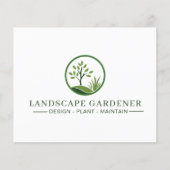 Tuinarchitect Flyer | Professionele Tuinieren (Voorkant)