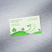 tuinarchitect magnetisch visitekaartje (Voorbeeld)