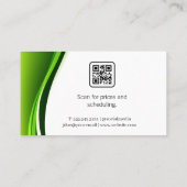 Tuinarchitectuur Gereedschap | Blauw Boord Groene  Visitekaartje (Achterkant)