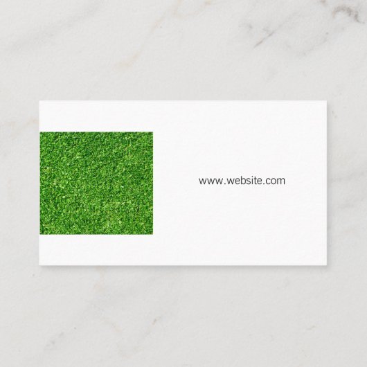 Tuinarchitectuur Gereedschap | Gras Visitekaartje (Achterkant)