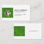 Tuinarchitectuur Gereedschap | Gras Visitekaartje (Voorkant / Achterkant)