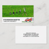 Tuinarchitectuur Gereedschap | Grasmaaier Visitekaartje (Voorkant / Achterkant)