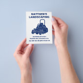 Tuinarchitectuur Grasmaaien Commerciële grasmaaier Flyer (Hand)