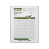 Tuinarchitectuur Grasmaaien Zakelijke Ontvangst Fa Notitieblok (Linkerzijde)