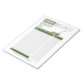 Tuinarchitectuur Grasmaaien Zakelijke Ontvangst Fa Notitieblok (Schuin)