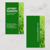 Tuinarchitectuur | Groen Gras Visitekaartje (Voorkant / Achterkant)