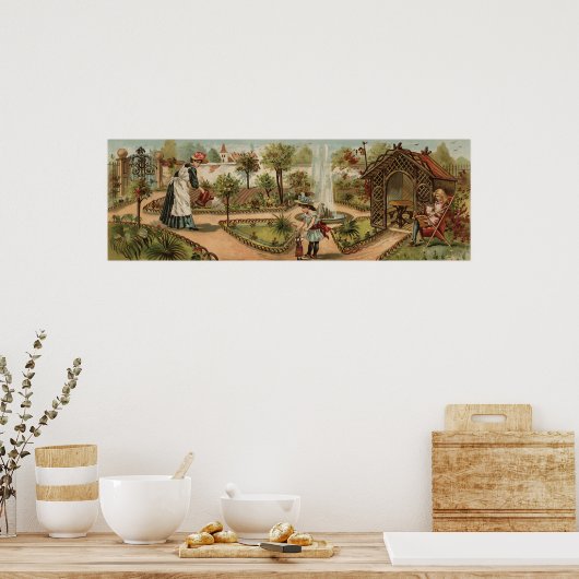 tuinarchitectuur poster (Keuken)