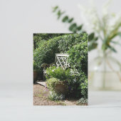 Tuinbank Briefkaart (Staand voorkant)