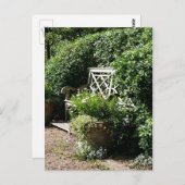 Tuinbank Briefkaart (Voorkant / Achterkant)