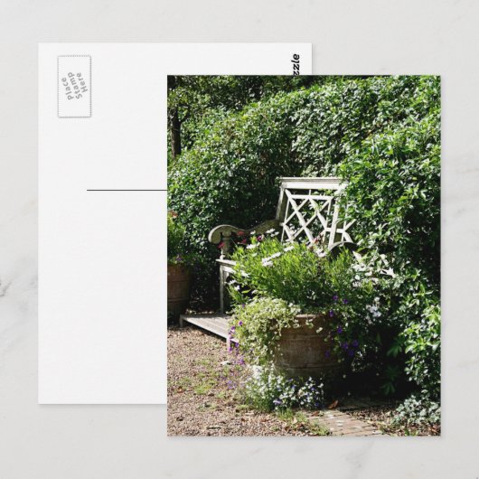 Tuinbank Briefkaart (Voorkant / Achterkant)