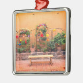 Tuinbankornament Metalen Ornament (Links)